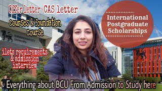 All about Birmingham city university from admission to study here  fee offer amp CAS letter [upl. by Munro]