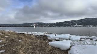 Snøen smelter og det er slutten av februar 2024 Grunden og Trulsestranda gir vårfølelsen 250224 [upl. by Arahat]