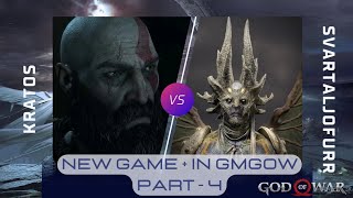 Kratos VS Svartaljofurr  Alfheim  Boss Fight  God of War New Game   Part  4  godofwar [upl. by Nyladnarb]