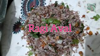 Easy Fried Aval Recipe in Tamil Raggi Aval10mins cooking [upl. by Rurik]