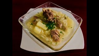 Sopa ecuatoriana de carne de res con fideos 🇪🇨🇪🇨🇪🇨 [upl. by Tnirb210]