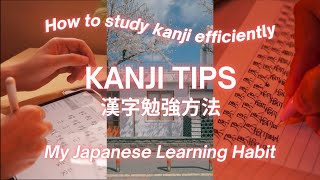 🇯🇵 How to Learn Kanji easily amp consistently  My Japanese Learning Habit [upl. by Benjamin]