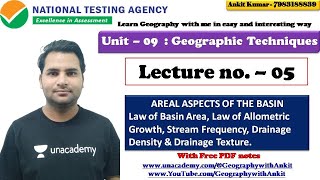 L 5  Unit 9  Geographical Technique  Morphometric Analysis  Drainage Density  By Ankit Sir [upl. by Adias728]