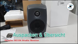 Genelec 8010A Studio Monitor  Auspacken amp Übersicht [upl. by Neal]