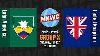 2015 Mario Kart World Cup  MKWii Latin America vs United Kingdom  Group X Day 2 [upl. by Ydisac]