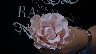 Easy Basic Gumpaste Rose [upl. by Schnurr]