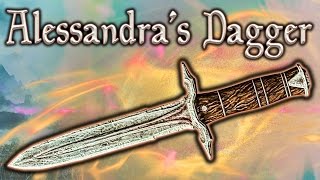 Skyrim SE  Alessandras Dagger  Unique Weapon Guide [upl. by Tobin]