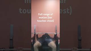 Barbell Bench Press progressions for beginners [upl. by Una790]