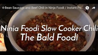 4Bean Sausage and Beef Chili in Ninja Foodi  Instant Pot  Slow Cooker [upl. by Ehav]