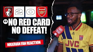 BOURNEMOUTH 20 ARSENAL  Psalm  NIGERIAN FAN REACTIONPremier League 24245 HIGHLIGHTS [upl. by Adnuahs48]