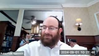 Kollel Yom Rishon 28 Menachem Av 5784 [upl. by Norabel]