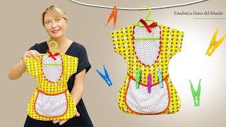 No more clutter Keep your clothespins in this dress bag  Sewing Tutorial [upl. by Jean-Claude]