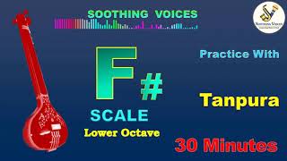 Tanpura F Scale Vocal Practice [upl. by Yemorej]