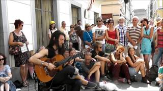 Estas Tonne at the Pflasterspektakel in Linz Austria [upl. by Einon]