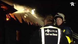 Grote brand in Heerjansdam 2 [upl. by Eerpud472]