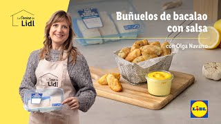 Buñuelos de bacalao con salsa 🥟🐟  Recetas de Pescado  Lidl España [upl. by Avonasac359]