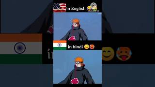 English or hindi🥵naruto painspeech [upl. by Endres]