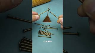 How to Solve the 13 Nails Balancing Puzzlepuzzleiqiqtest [upl. by Alo]