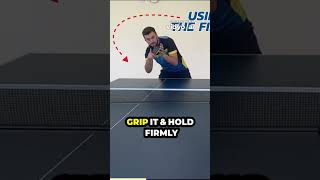 Why to hold your racket properly in Table Tennis  Ping pong tabletennis olympics pingpong [upl. by Wassyngton]