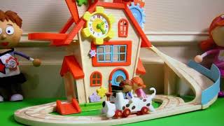 Tickety Toc Clockhouse Track Playset Tommy Tallulah Pufferty Unboxing Review by toyCollector [upl. by Meece884]