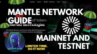 Airdrop Guide Mantle Network Video guide with steps [upl. by Jannel]