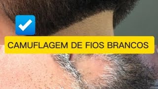 ðŸ’¥ COMO FAZER PIGMENTAÃ‡ÃƒO na barba ou camuflagem de fios brancos [upl. by Vergil677]