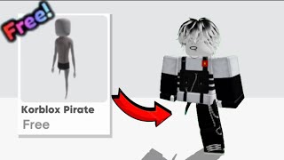 OMG  FREE ITEMS UGC LIMITED Korblox pirate EZZ ROBLOX [upl. by Soneson595]