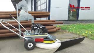 Power cleaning with Radial sweeper WR 870 Honda  Westermann Radialbesen [upl. by Esirahs928]