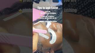 Tips to Lash Faster and Efficient ⭐️ lashing lashingtips lashingprocess lashtech [upl. by Kele]