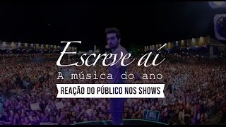 Luan Santana  Escreve aí  O público cantando a música Ao vivo [upl. by Dill888]