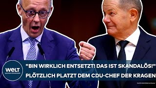 FRIEDRICH MERZ quotBin wirklich entsetzt Das ist skandalösquot Plötzlich platzt dem CDUChef der Kragen [upl. by Anail812]