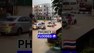 Shocking Phuket Floods at Patong Beach Thailand 🇹🇭 [upl. by Ennaisoj]