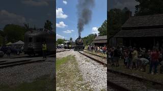 Classic steam engine train on the move trains train classic oldschool steamengine travel [upl. by Boehmer]