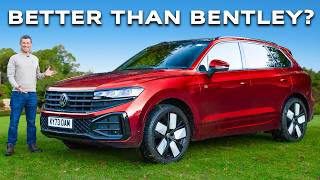 VW Touareg review A budget Bentley [upl. by Pussej]