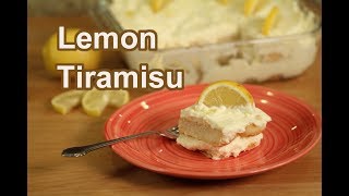 How To Make Lemon Limoncello Tiramisu  Rockin Robin Cooks [upl. by Ariaic237]