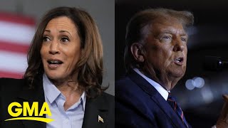 Harris holds rally in Pennsylvania as Trump doubles down on claims about immigrants [upl. by Lebasile]