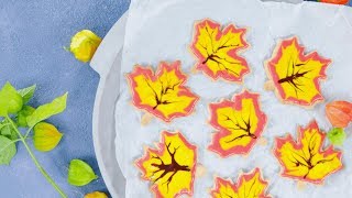 Herfstbladkoekjes met hazelnoten en specerijen  Allerhande [upl. by Solnit]