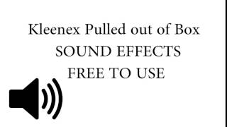 Kleenex box SOUND EFFECT  Royalty Free [upl. by Dearr]