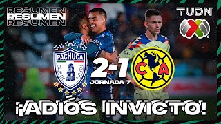 Resumen y goles  Pachuca 21 América  CL2024  Liga Mx J7  TUDN [upl. by Ahsonek]