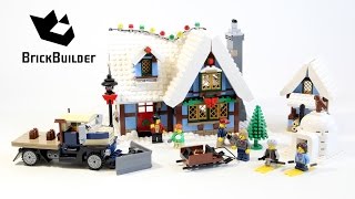 Lego Creator 10229 Winter Village Cottage  Lego Speed Build [upl. by Rennob525]