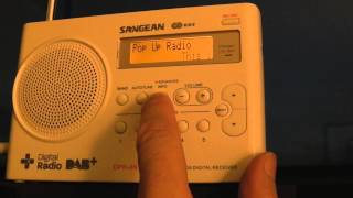 DAB scan  Sangean DPR69 Plus London UK 12 [upl. by Ardni]