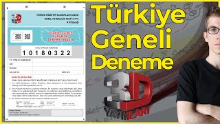 3D Türkiye Geneli Deneme Sınavı 3  TYT Matematik Çözümleri 4Deneme Duyurusu [upl. by Shaff]