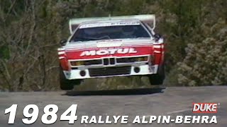 BMW M1  Porsche 911  Renault 5 Turbo  Alfa Romeo  1984 Rallye Alpin Behra [upl. by Villada]