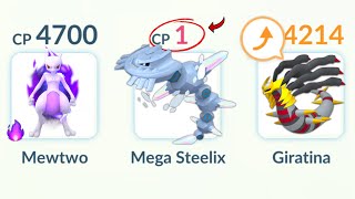 When I used LeveL 1 MEGA STEELIX in Pokemon GO and Won [upl. by Teddy171]