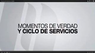 Momentos de Verdad y Ciclo de Servicios [upl. by Anneh]