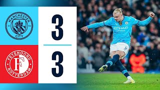 manchester city vs feyenoord highlights  champion league match highlights [upl. by Buyer]