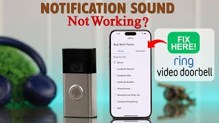 Ring Video Doorbell Ring Alert Notification Not Working  Fixed on 2nd Gen [upl. by Elstan]