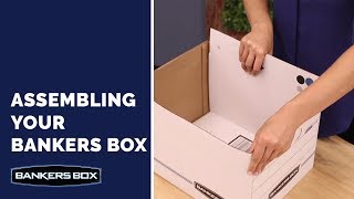 How to Assemble A Bankers BoxOfficial Video Basic Duty Box [upl. by Ahsinit859]