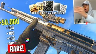 NEW CHROME TIGER CAMO UNLOCKED in WW2  RAREST CAMO NEW CHROME [upl. by Ahsienal]