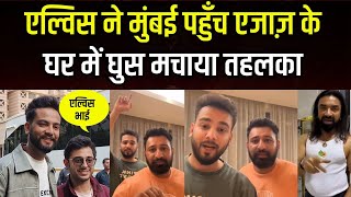 Elvish Yadav Reply to Ajaz Khan in Mumbai  Rajat Dalal  Carry Minati  Bigg Boss thebharatshow [upl. by Eniotna]